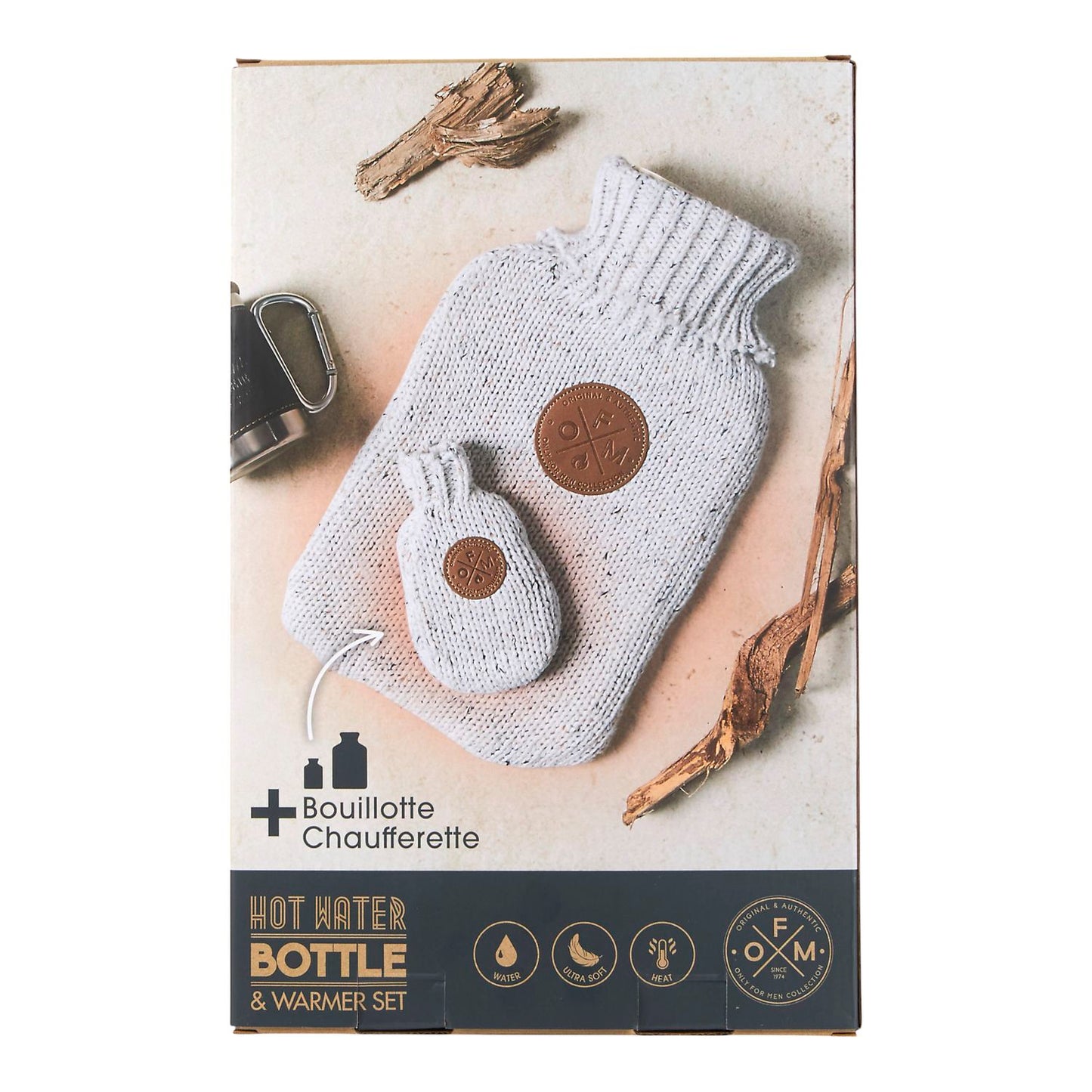 Coffret Bouillotte et Chaufferette - Divers Coloris