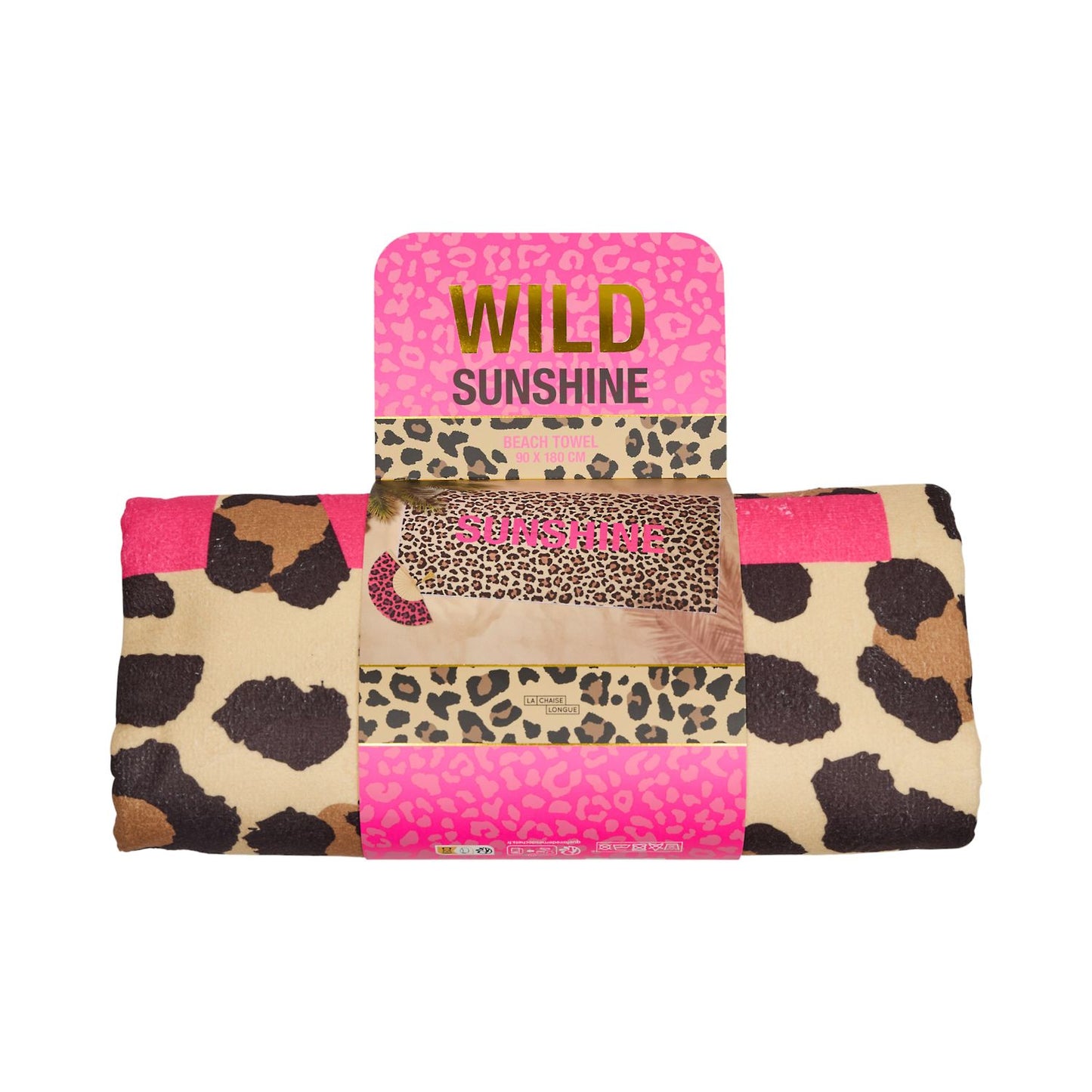 Serviette plage leopard Wild - Divers coloris