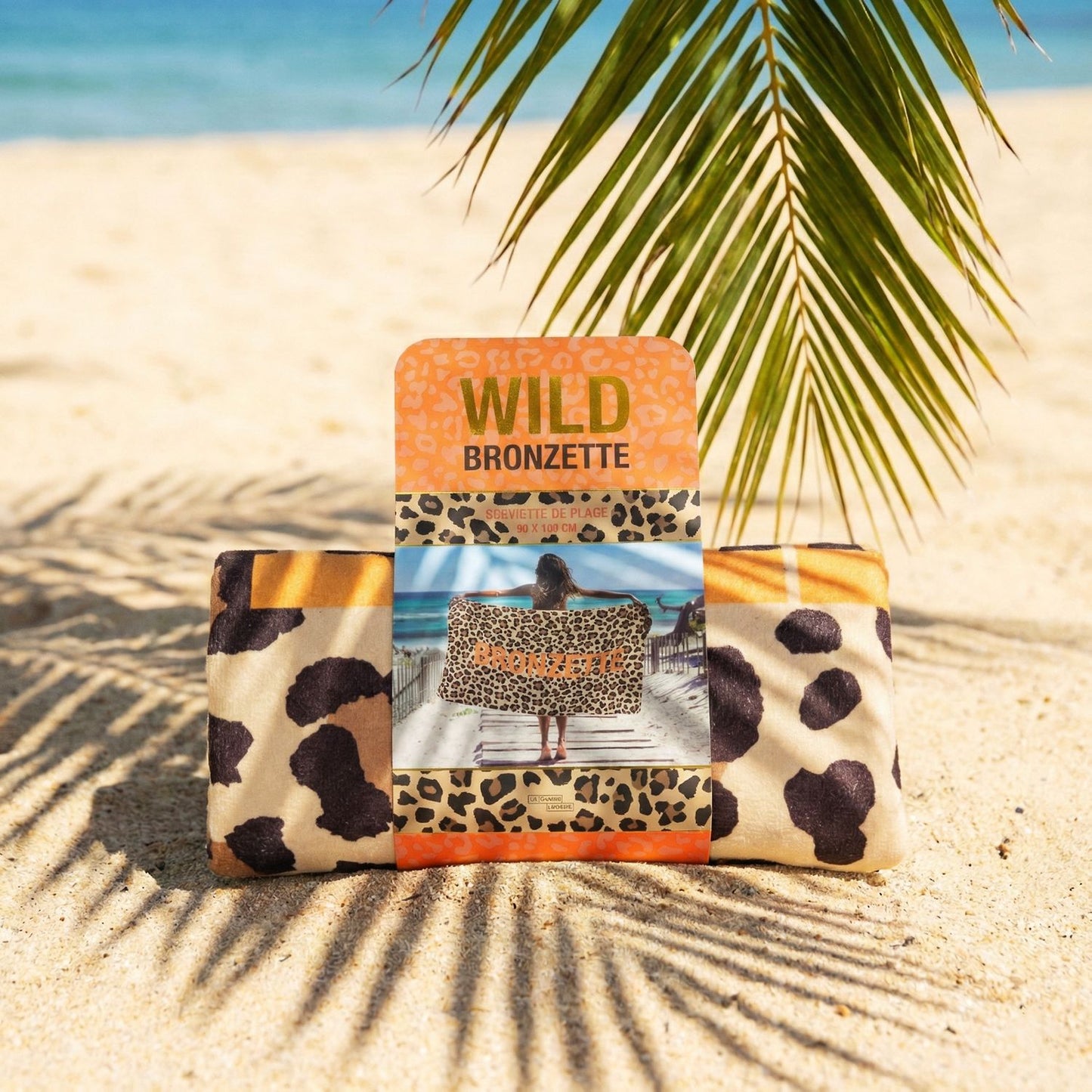 Serviette plage leopard Wild - Divers coloris