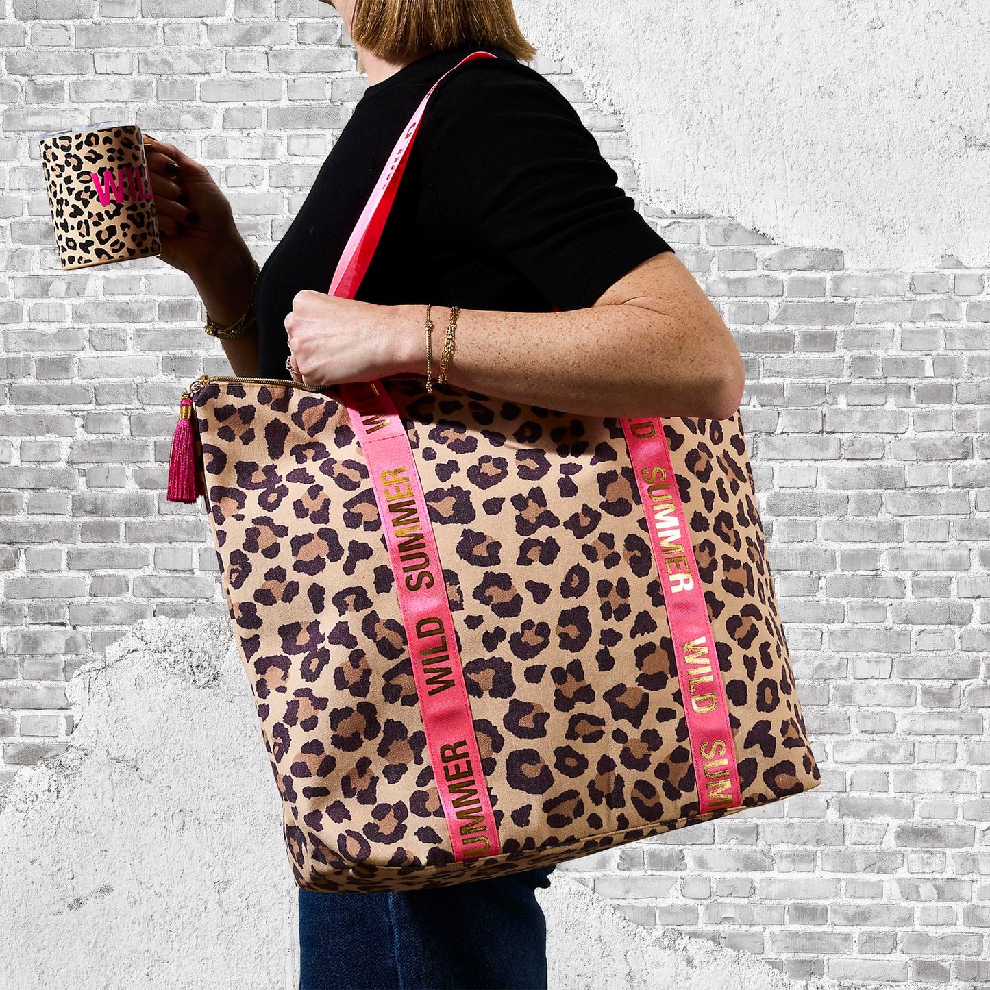 Sac cabas leopard Wild - Divers coloris