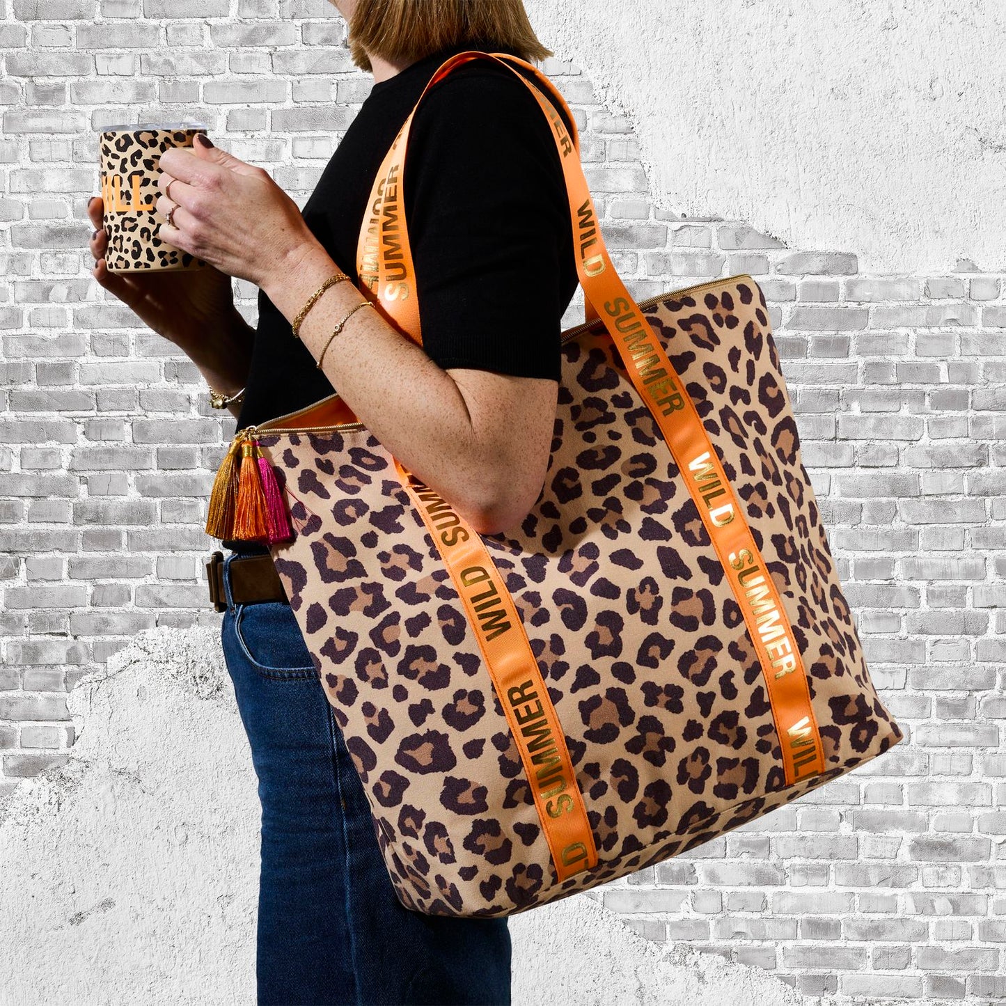 Sac cabas leopard Wild - Divers coloris