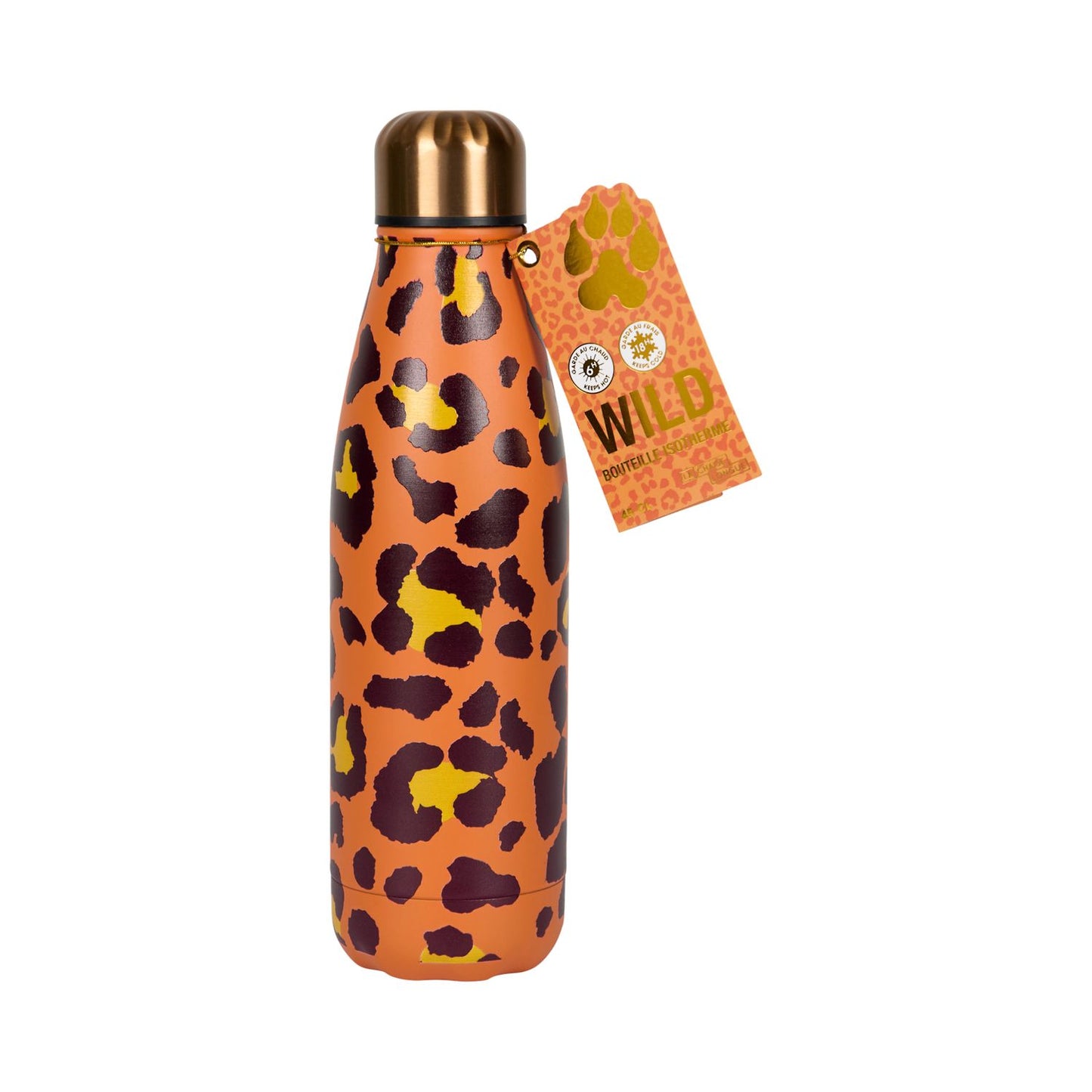 Bouteille isotherme leopard Wild - Divers coloris