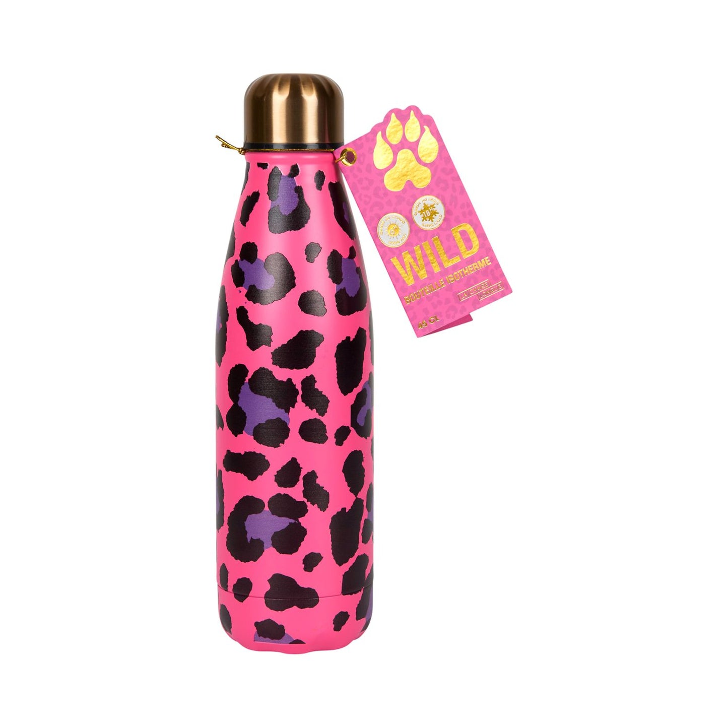 Bouteille isotherme leopard Wild - Divers coloris