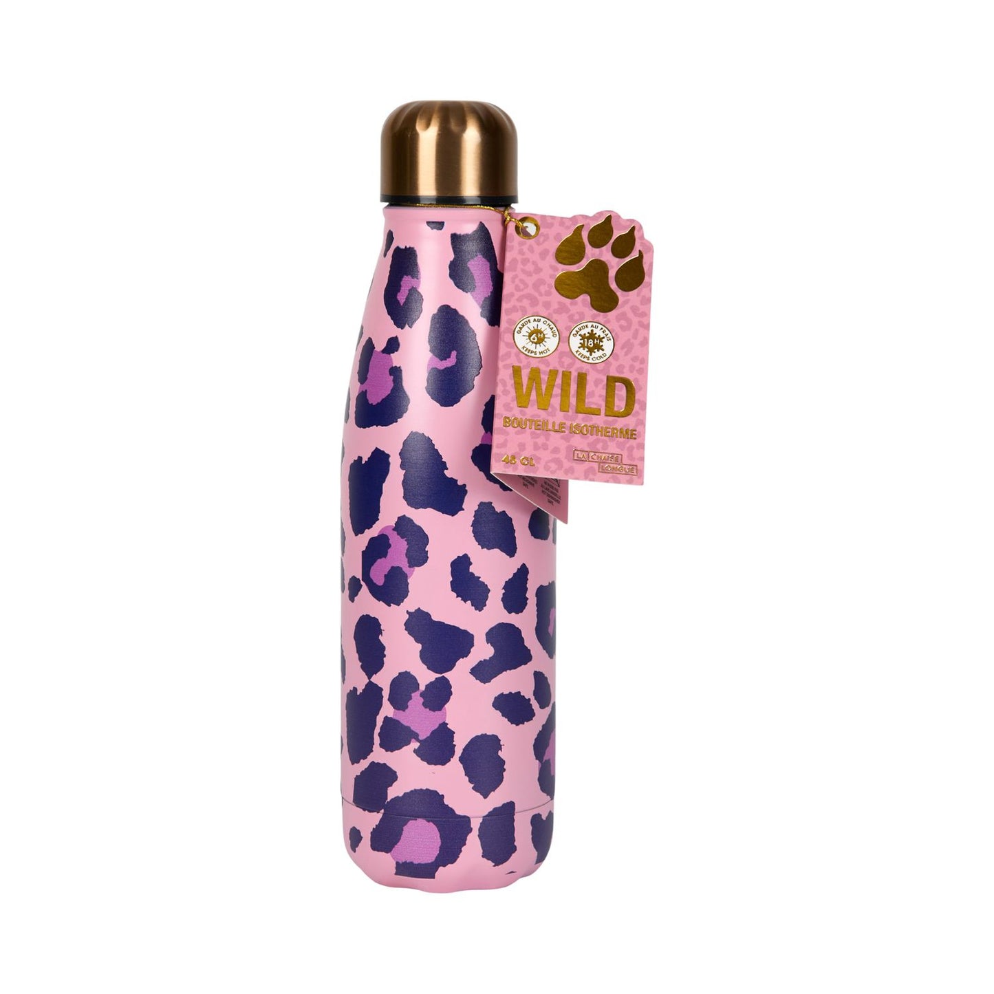 Bouteille isotherme leopard Wild - Divers coloris