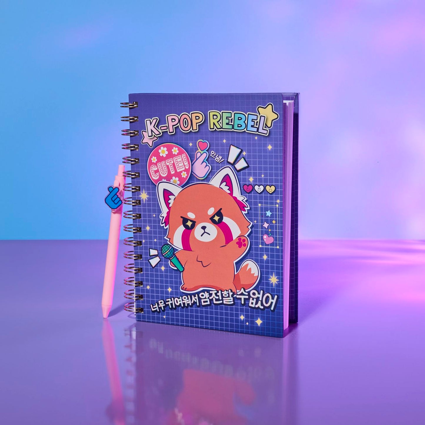 A TERMINER Carnet et Stylo K POP - 2 modèles au choix