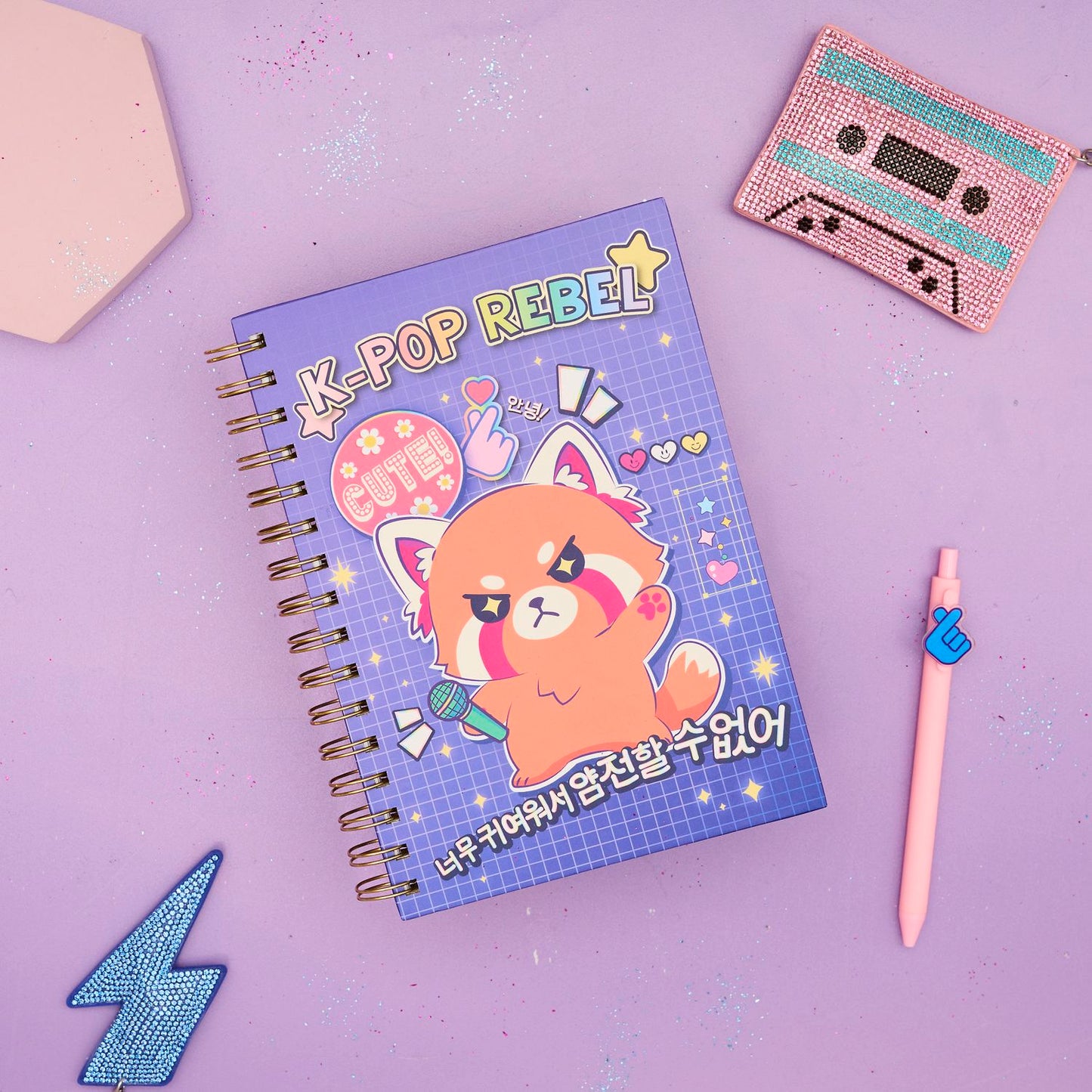 A TERMINER Carnet et Stylo K POP - 2 modèles au choix