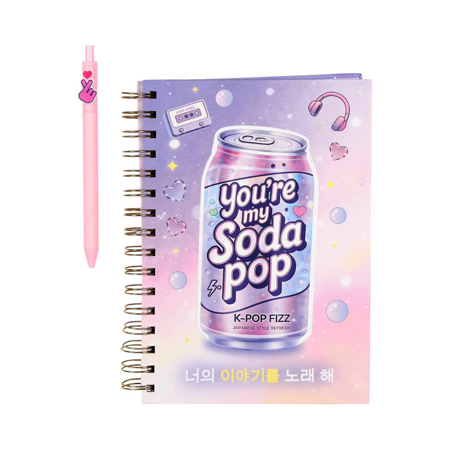 A TERMINER Carnet et Stylo K POP - 2 modèles au choix