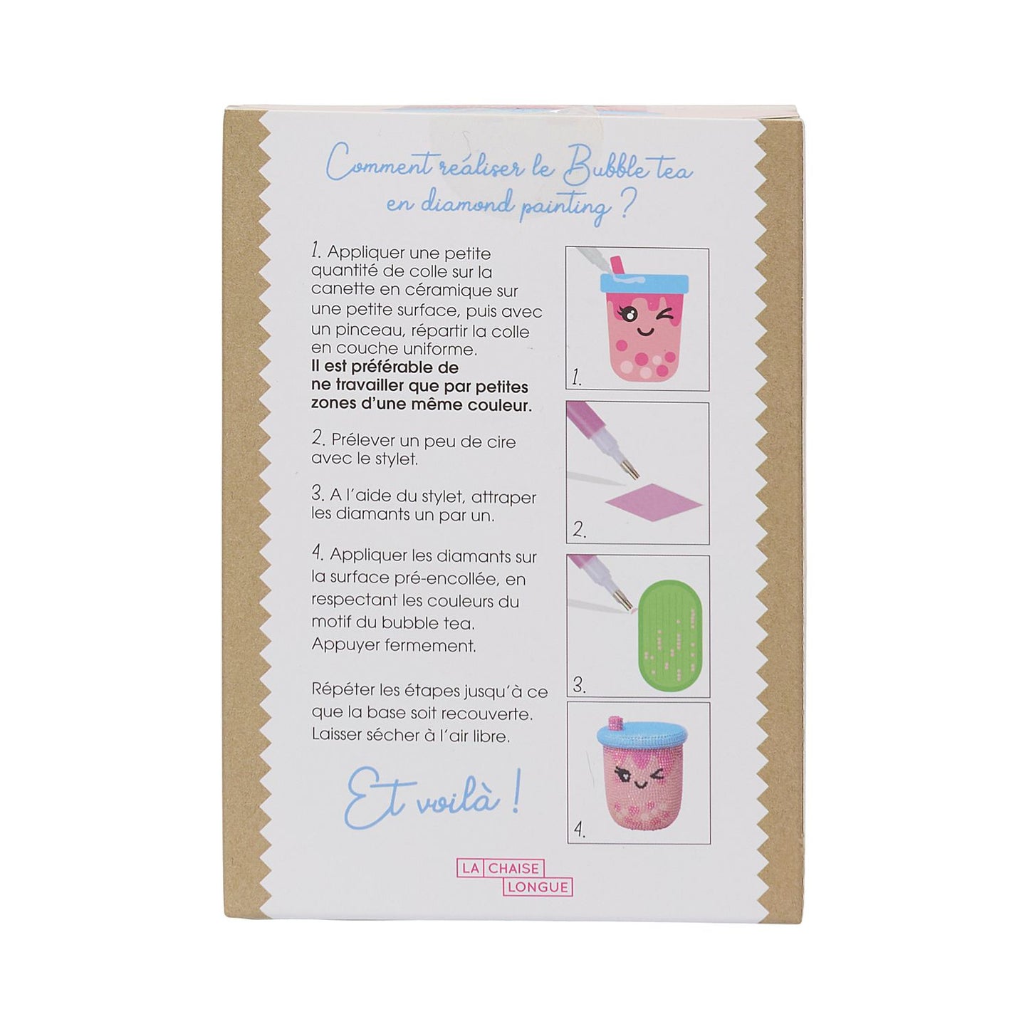 Kit DIY Diamond Painting 3D Bubble Tea