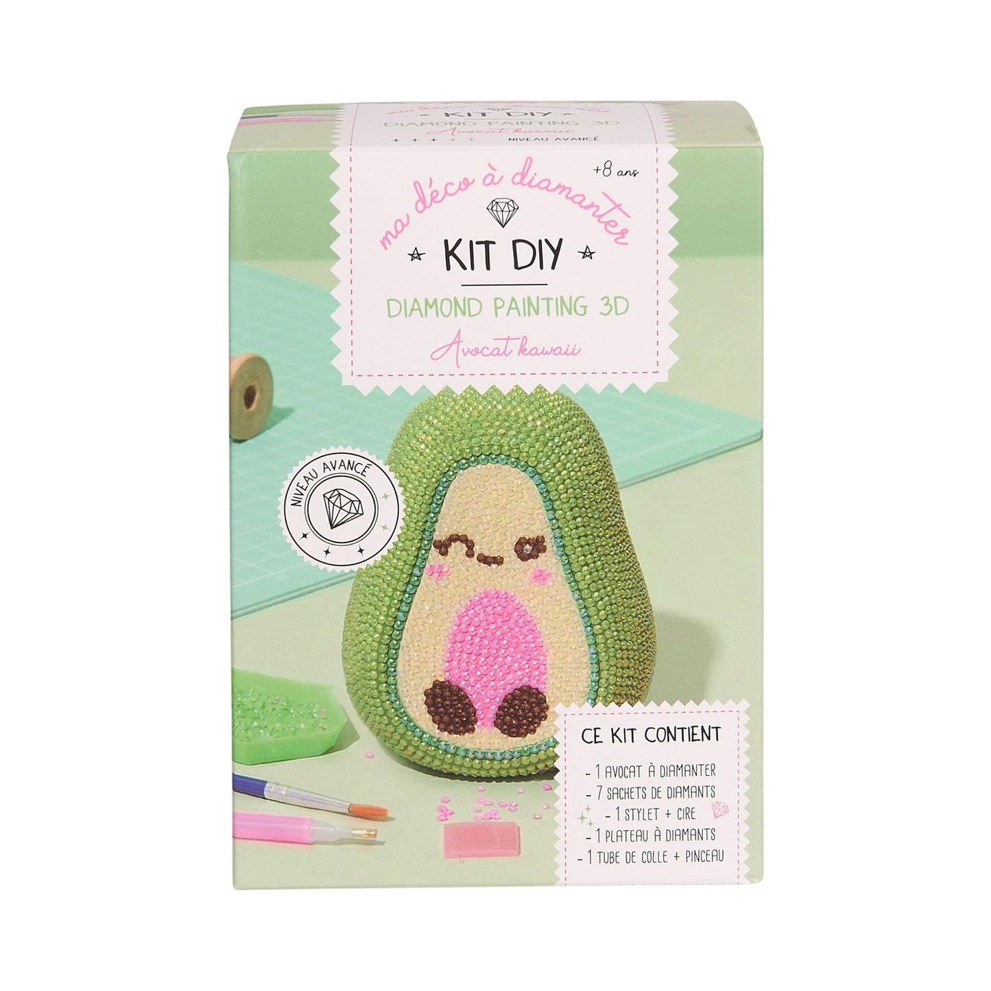 Kit DIY Diamond Painting 3D Avocat