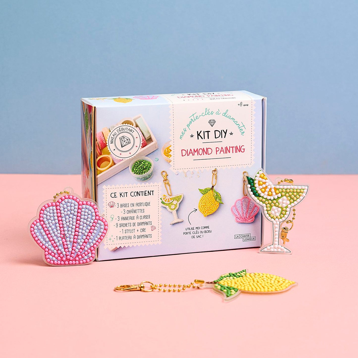 Kit DIY Diamond painting Porte clés