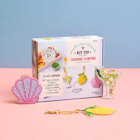 Kit DIY Diamond painting Porte clés