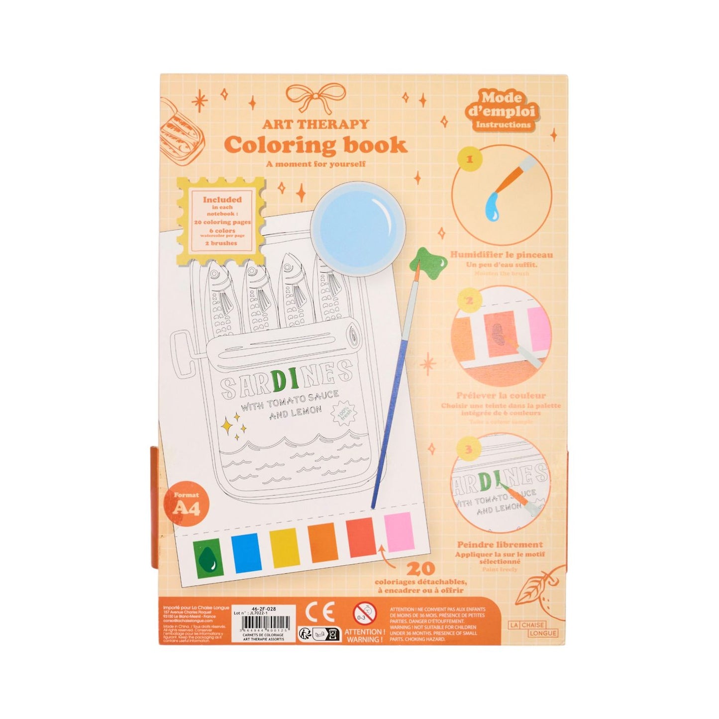 Carnet de Coloriage Art thérapie - 2 modèles