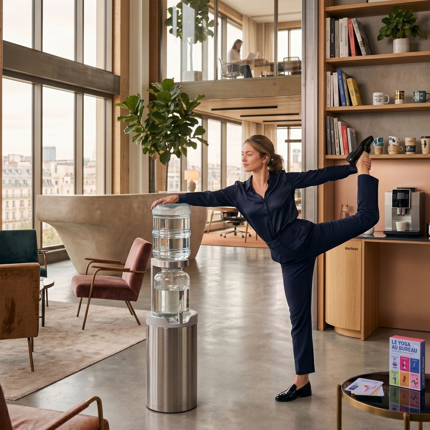 Cartes Bien être "Le Yoga au Bureau"