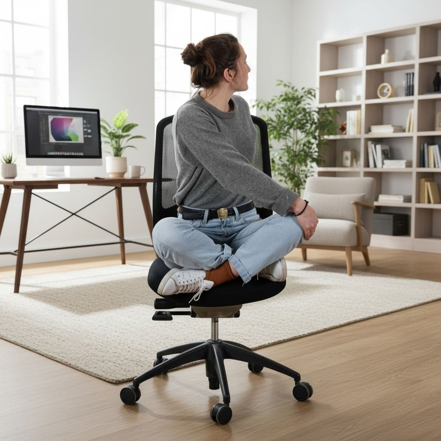 Cartes Bien être "Le Yoga au Bureau"