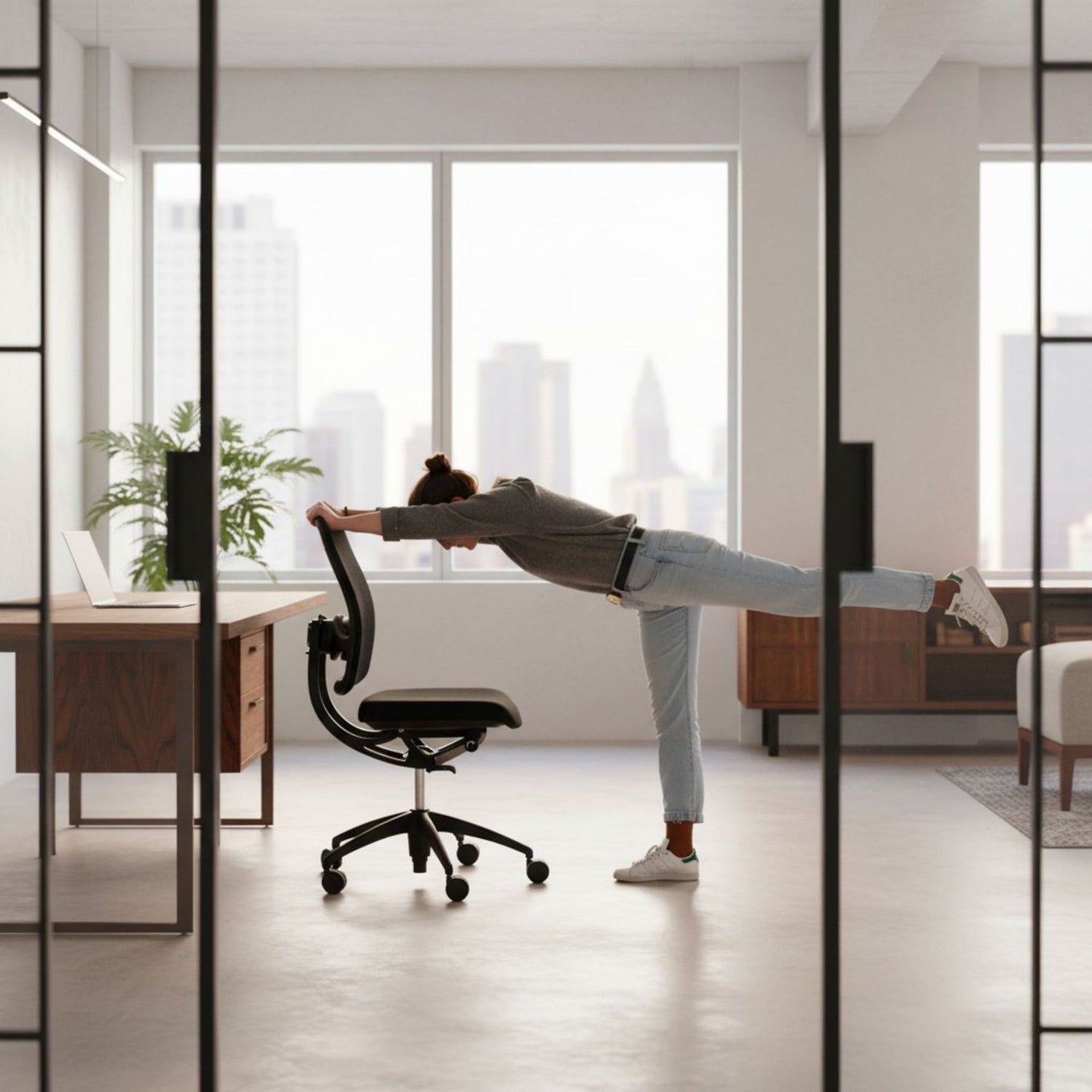 Cartes Bien être "Le Yoga au Bureau"