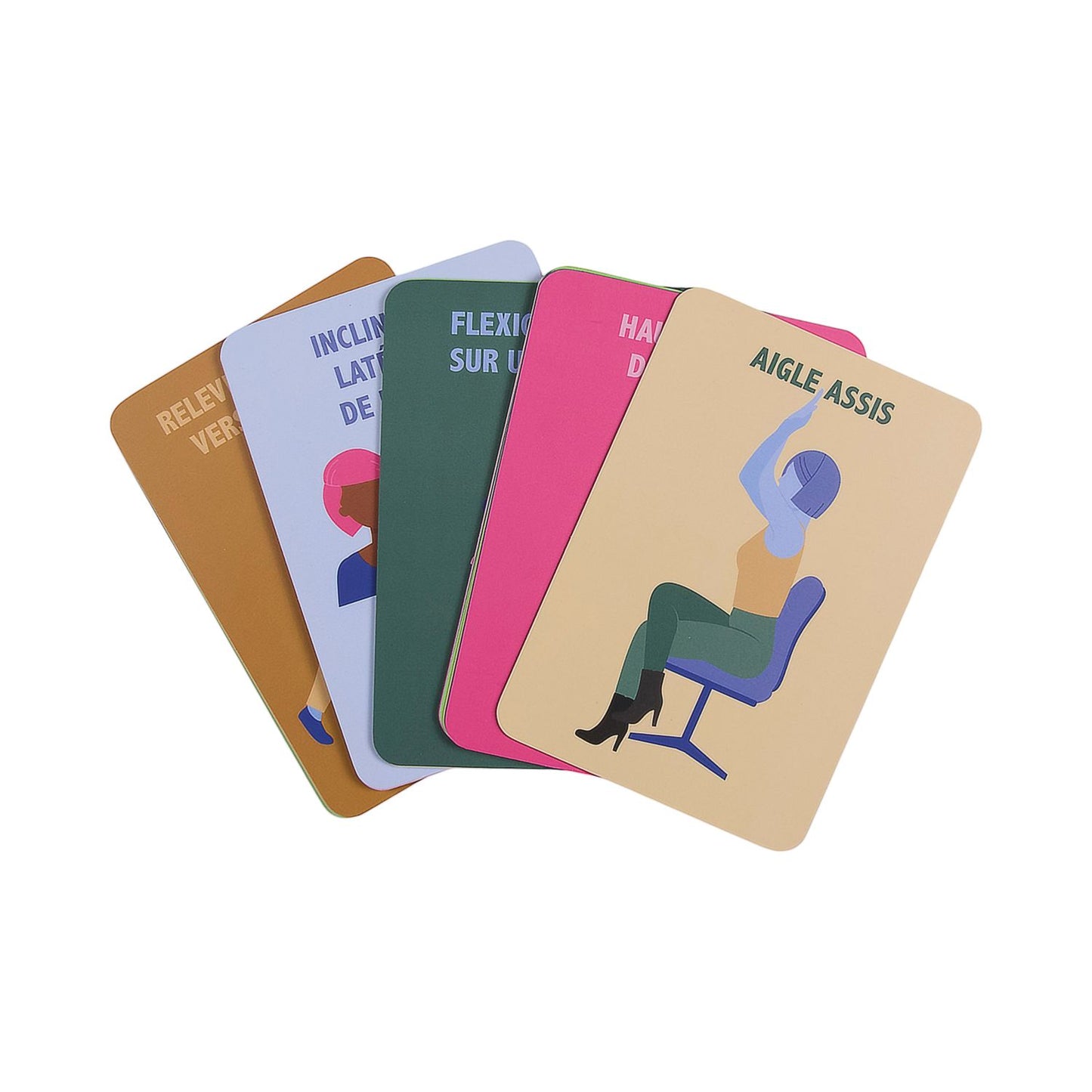 Cartes Bien être "Le Yoga au Bureau"