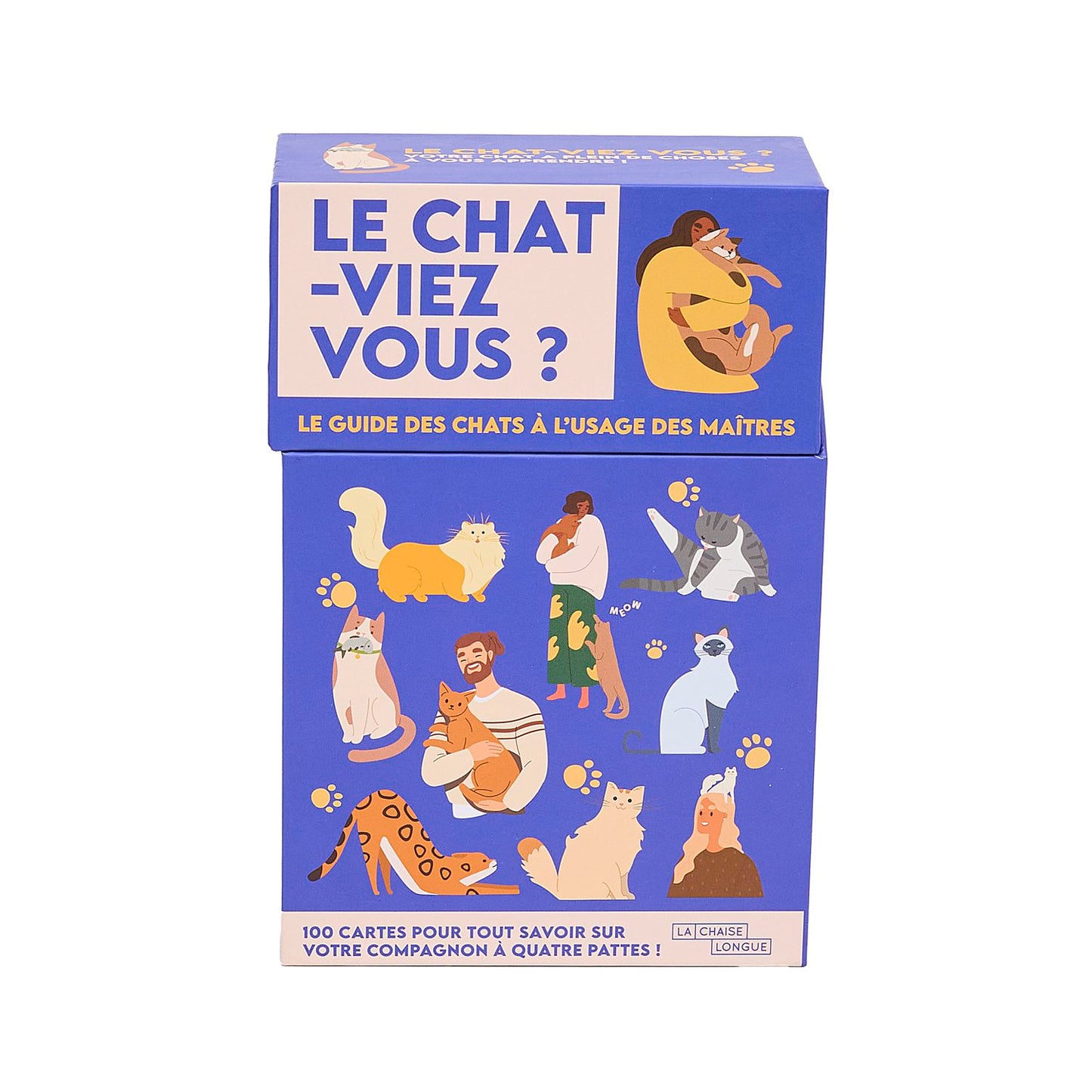 Cartes anecdotes Chat "Le Chaviez vous ?"