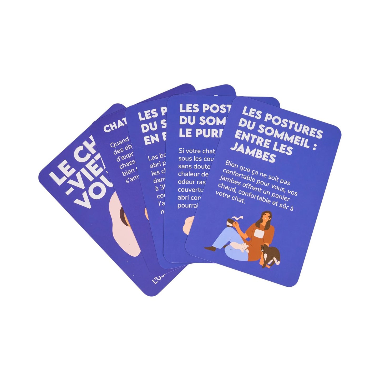 Cartes anecdotes Chat "Le Chaviez vous ?"