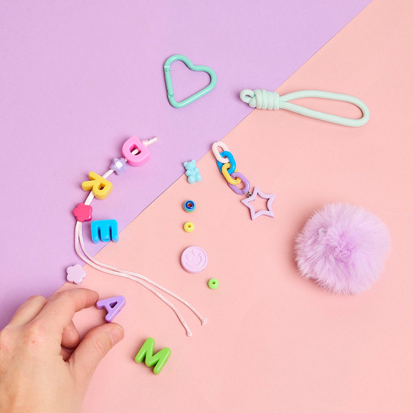 Kit DIY porte clés Charms K Pop - 2 modèles au choix