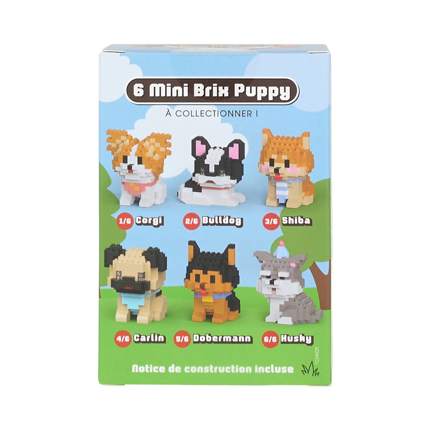 Blind Box Mini Brix Chiots