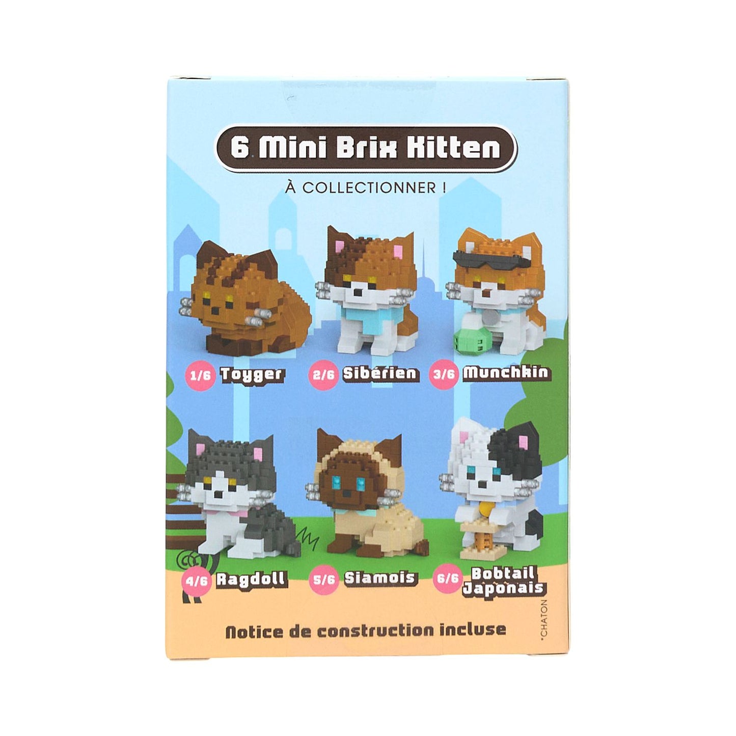 Blind Box Mini Brix Chatons