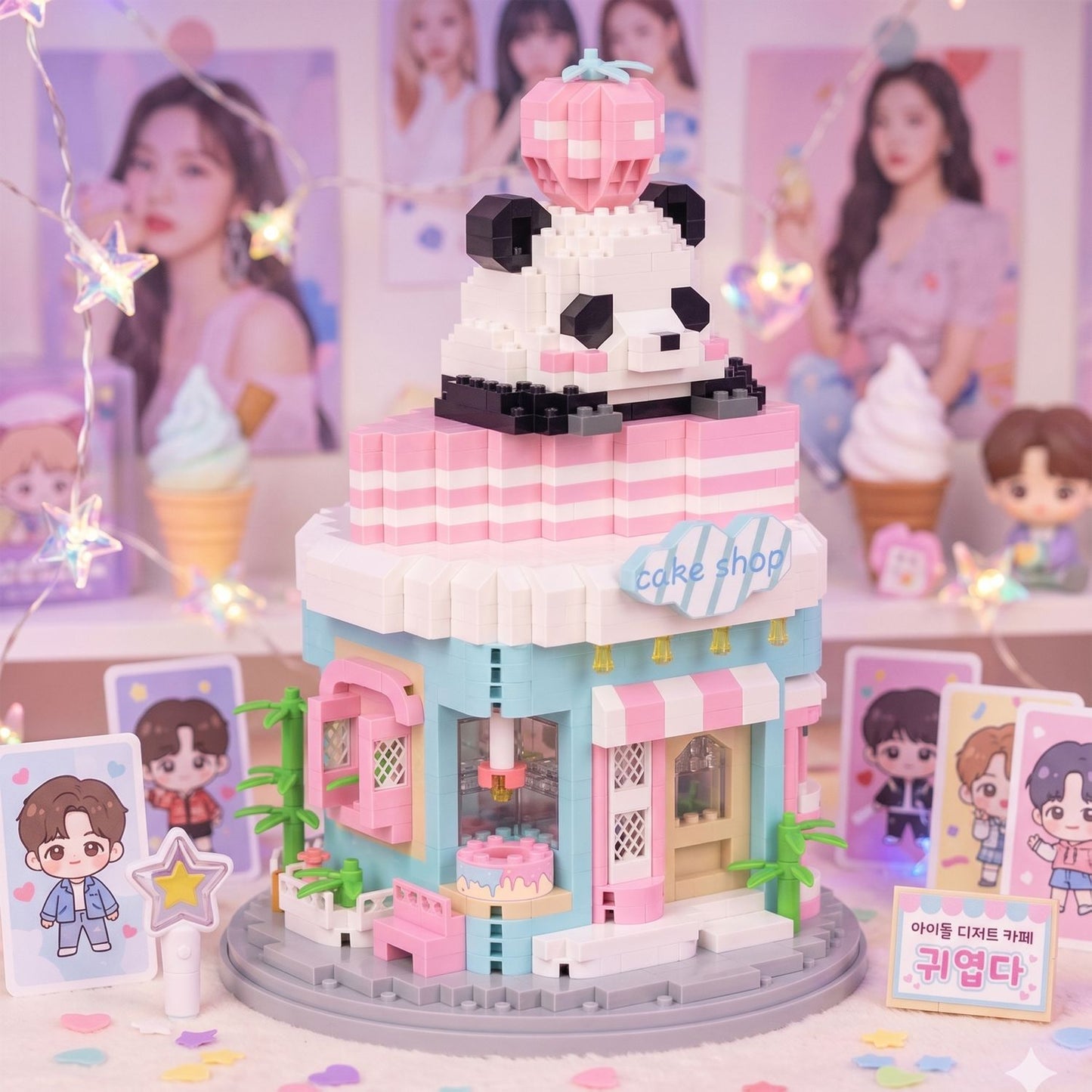 Mini Brix Panda Pâtisserie