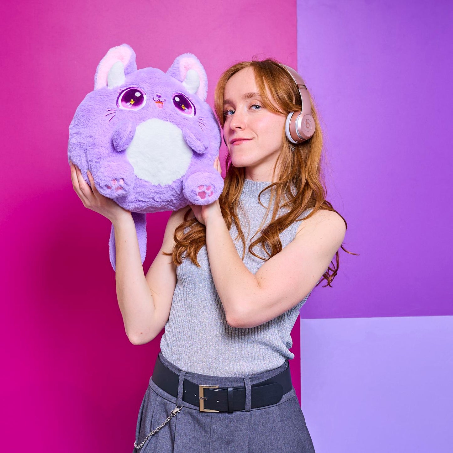 Peluche Oni Chat violet K Pop