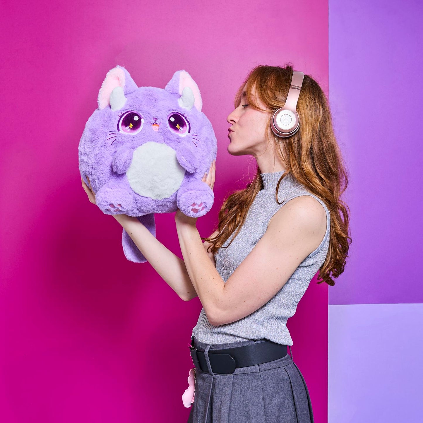 Peluche Oni Chat violet K Pop