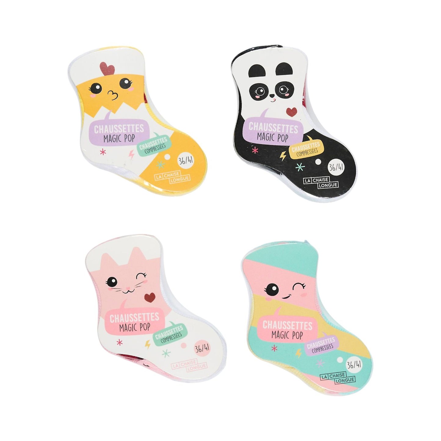Chaussettes compressées Magic Pop Kawaii