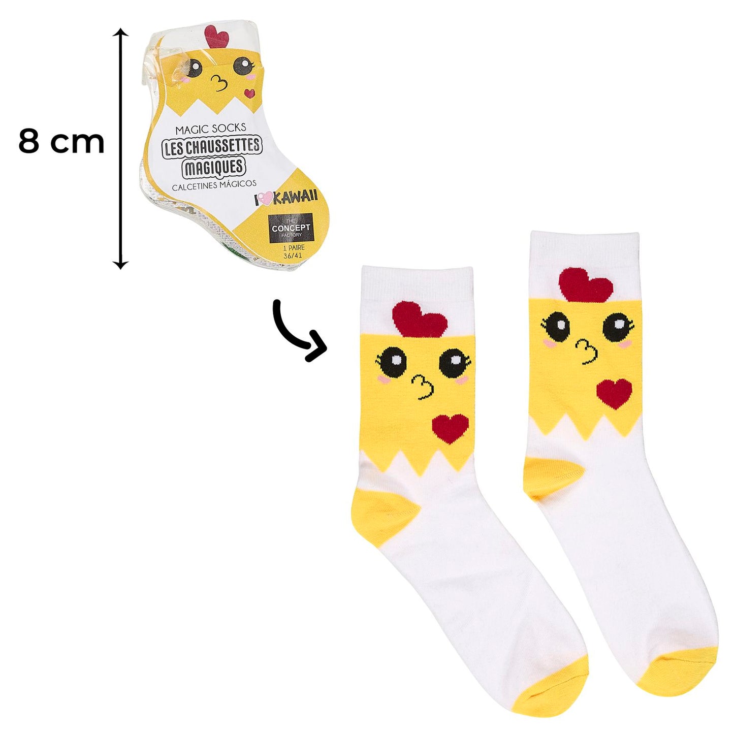 Chaussettes compressées Magic Pop Kawaii