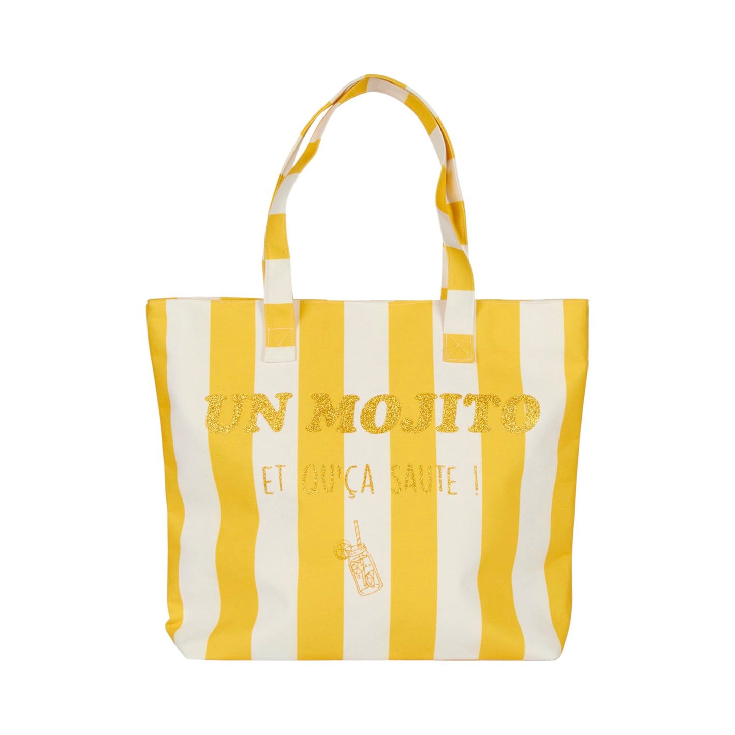 Sac de plage "Un mojito et qu'ça saute!"
