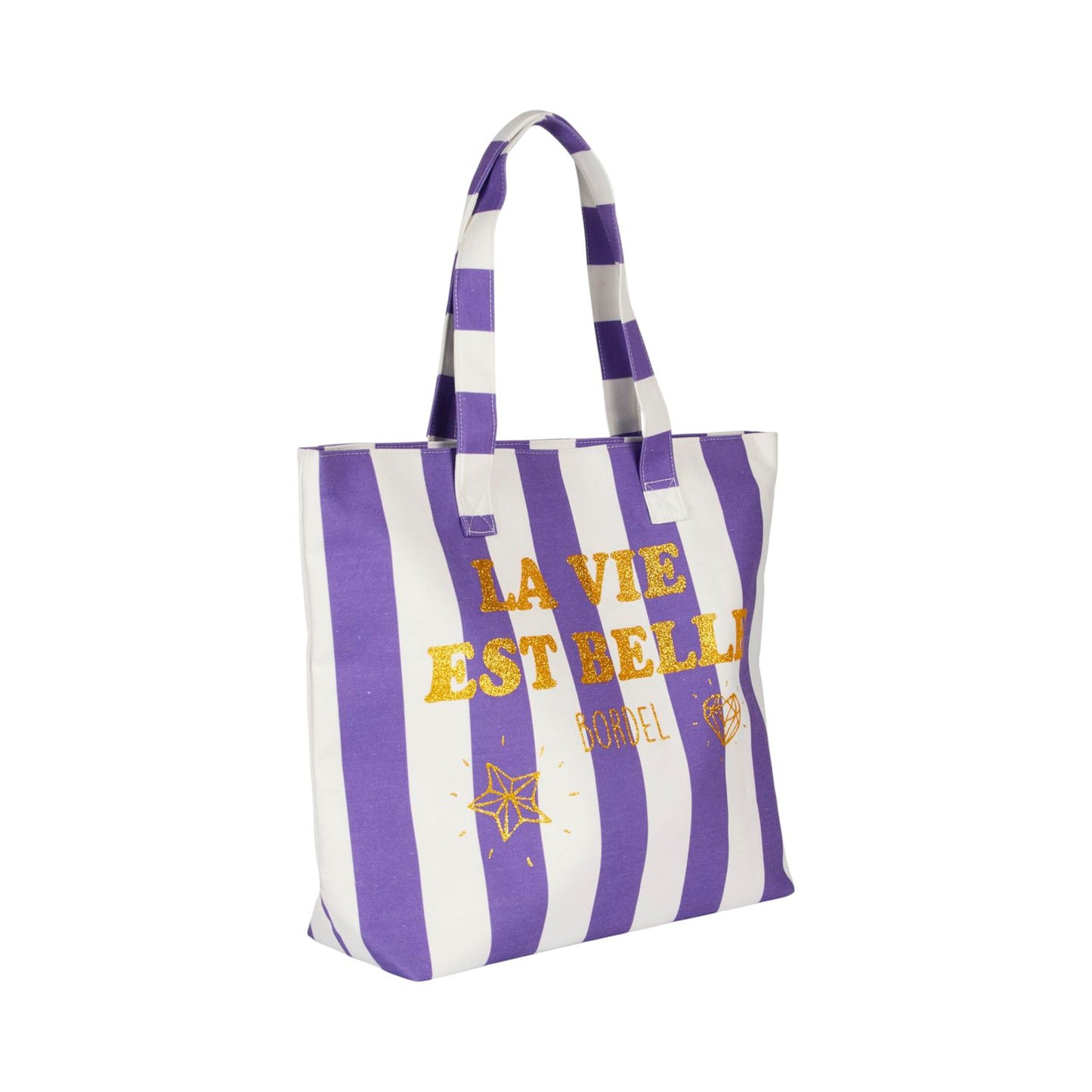Sac de plage "La vie est belle bordel"
