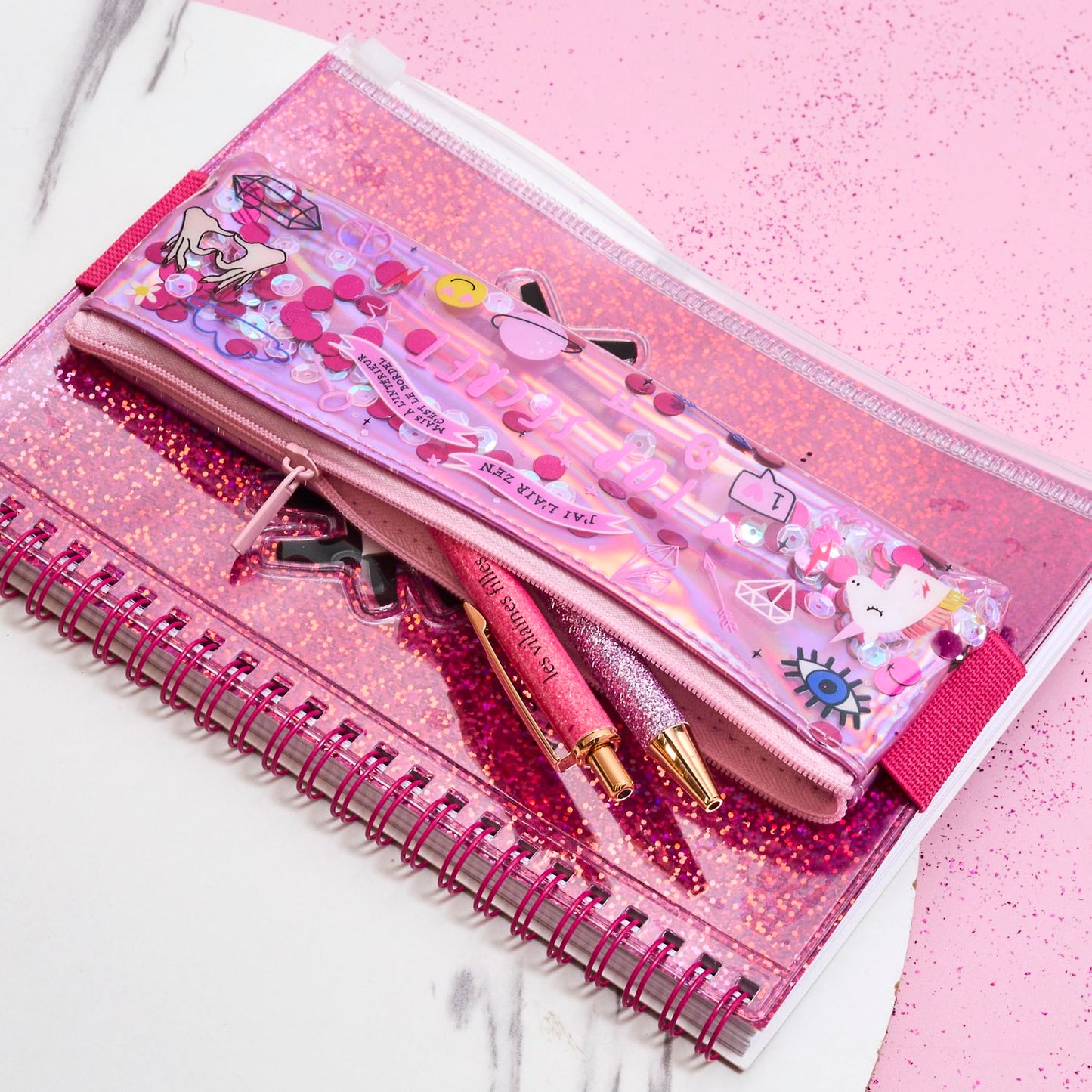 Trousse Paillettes Karma J'ai l'air Zen