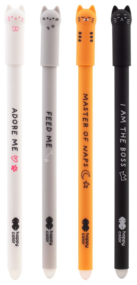 Stylo Effaçable Kitty - Divers modèles