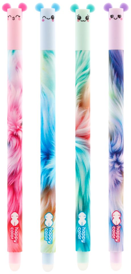 Stylo Effaçable Uszaki Fluffy - Divers modèles