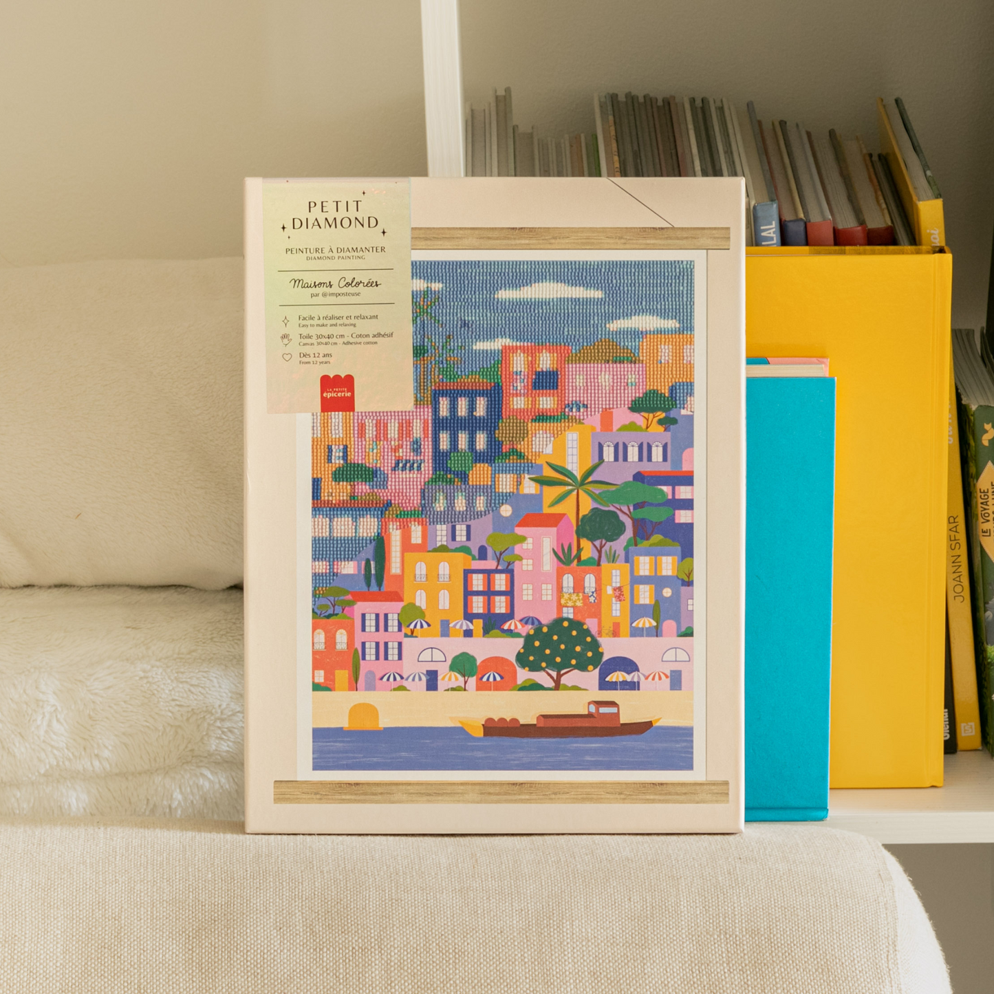 Diamond Painting Maisons Colorées