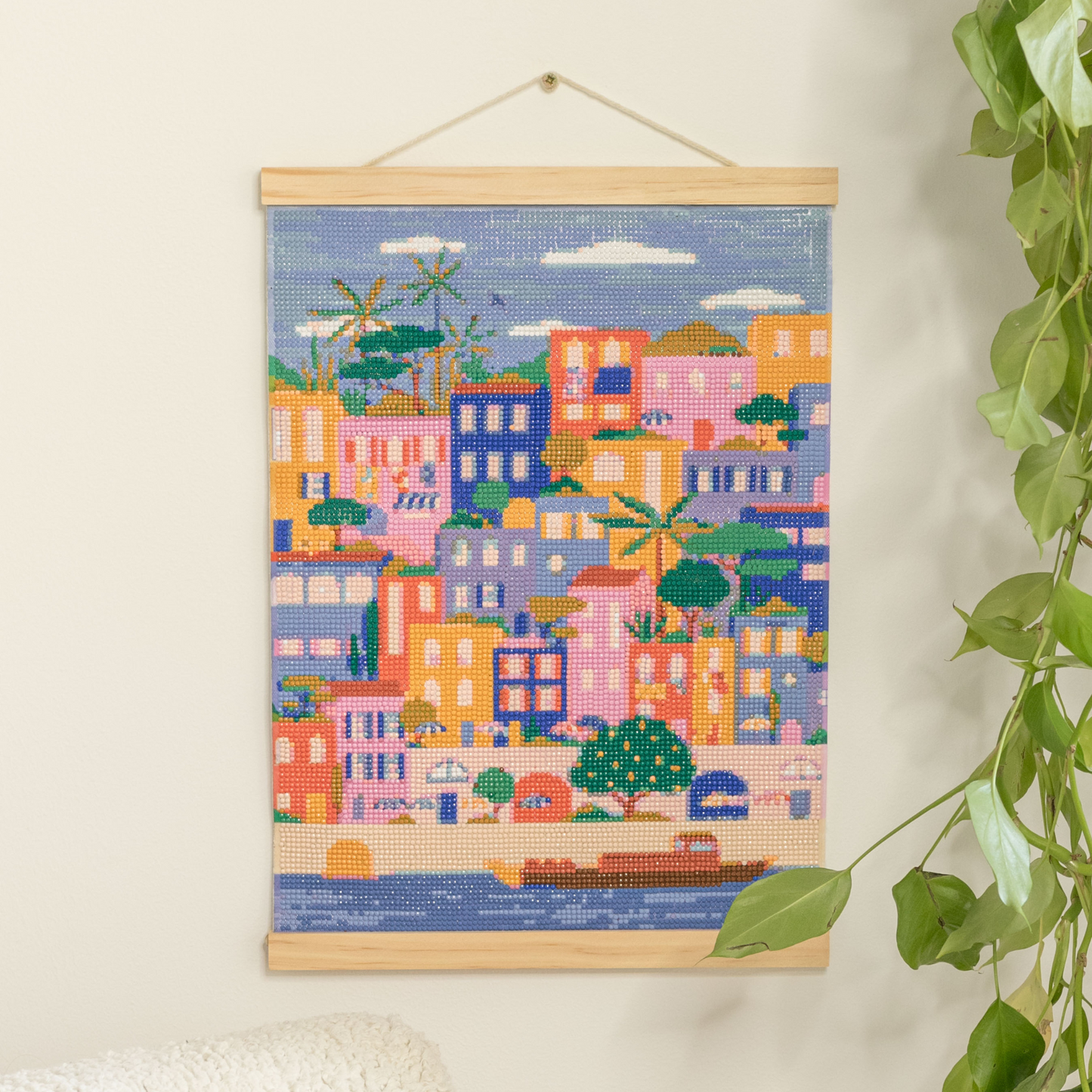 Diamond Painting Maisons Colorées