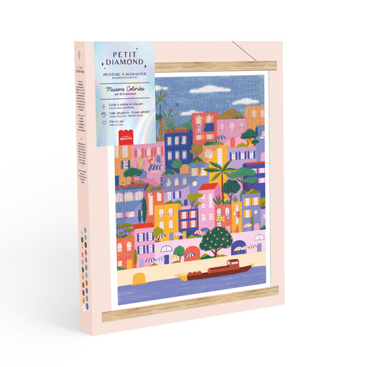 Diamond Painting Maisons Colorées