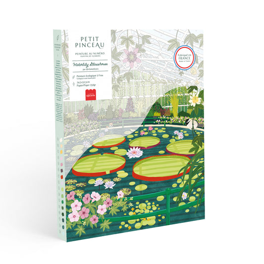Coffret peinture au numéro - Waterlily Glasshouse
