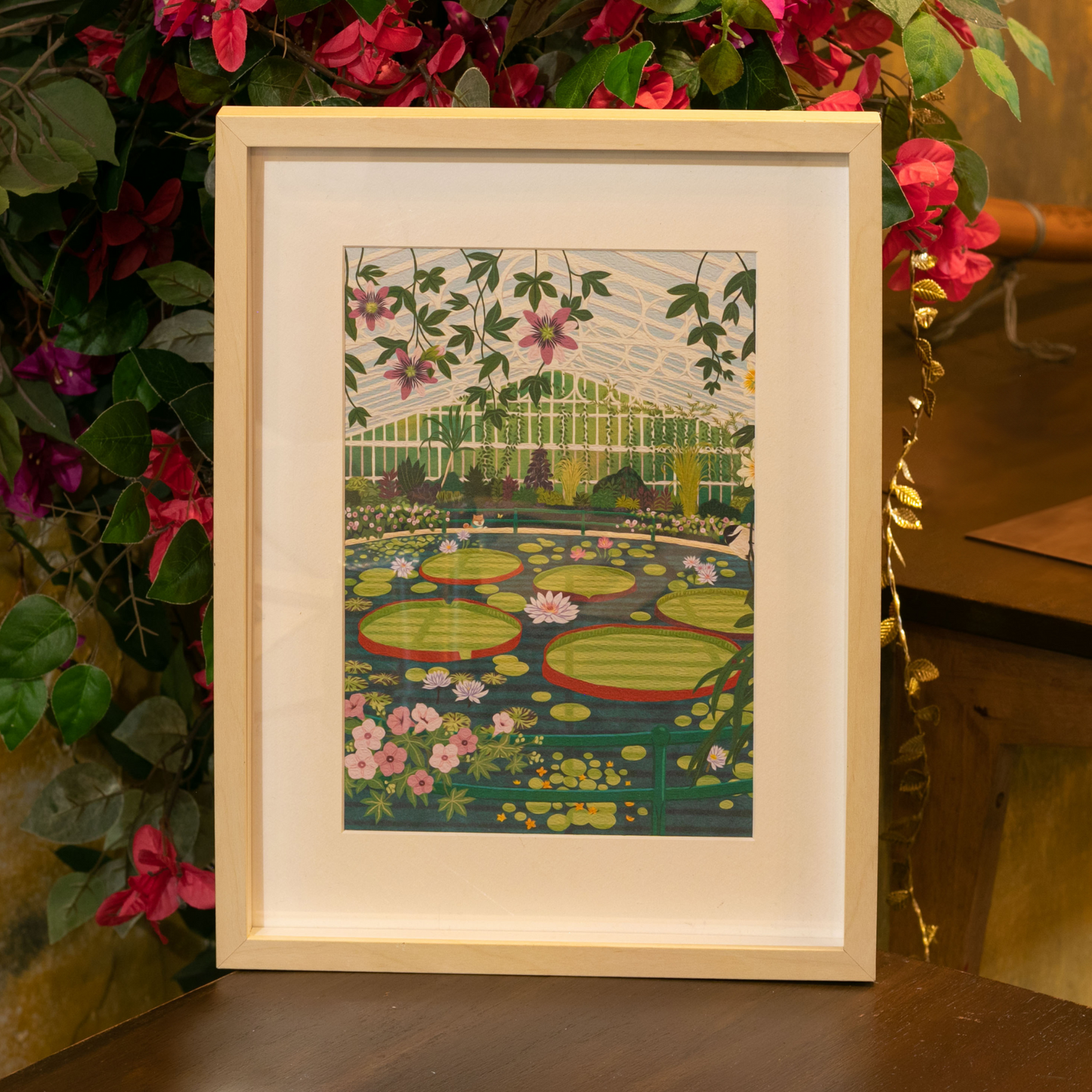 Coffret peinture au numéro - Waterlily Glasshouse