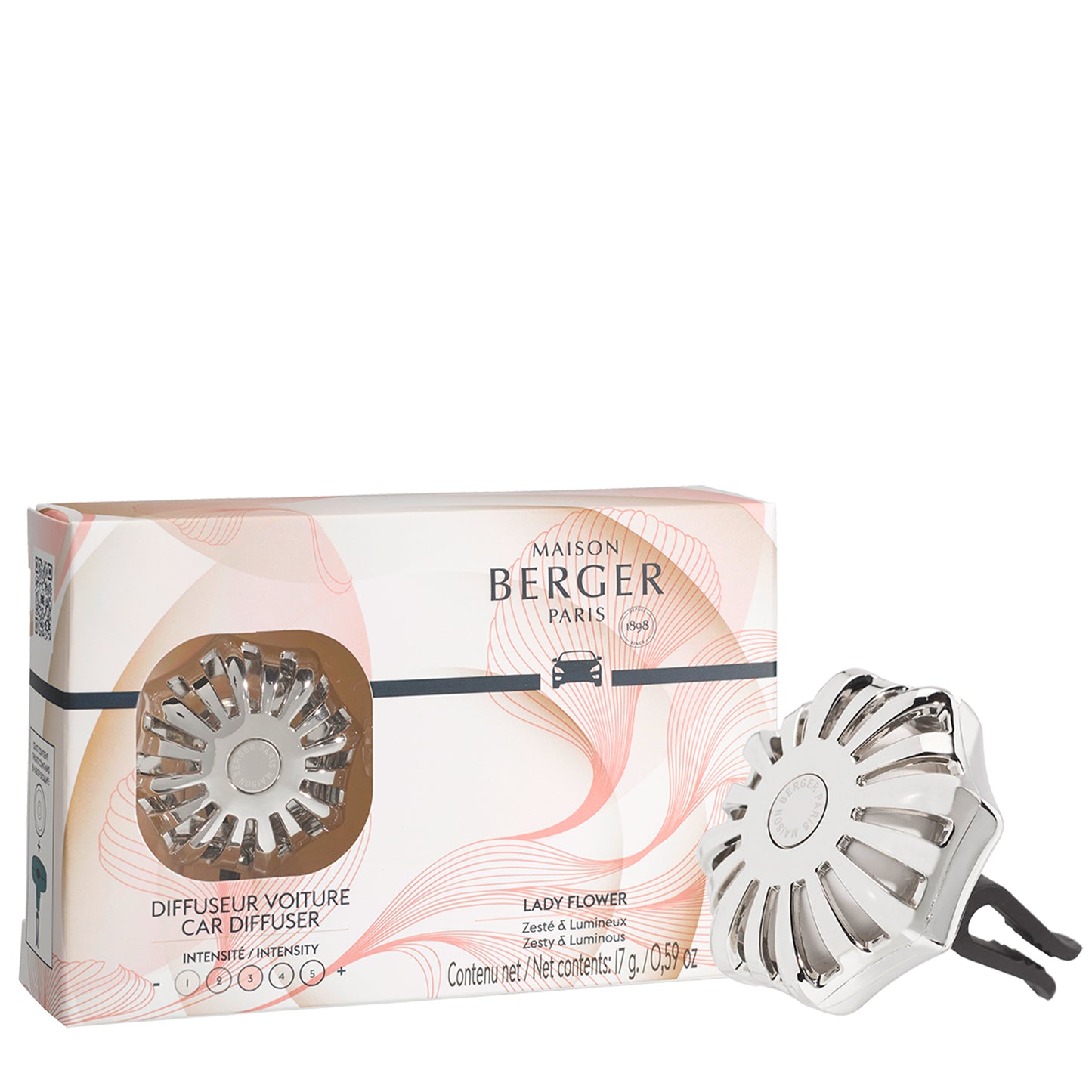 Diffuseur voiture Corali Lady Flower