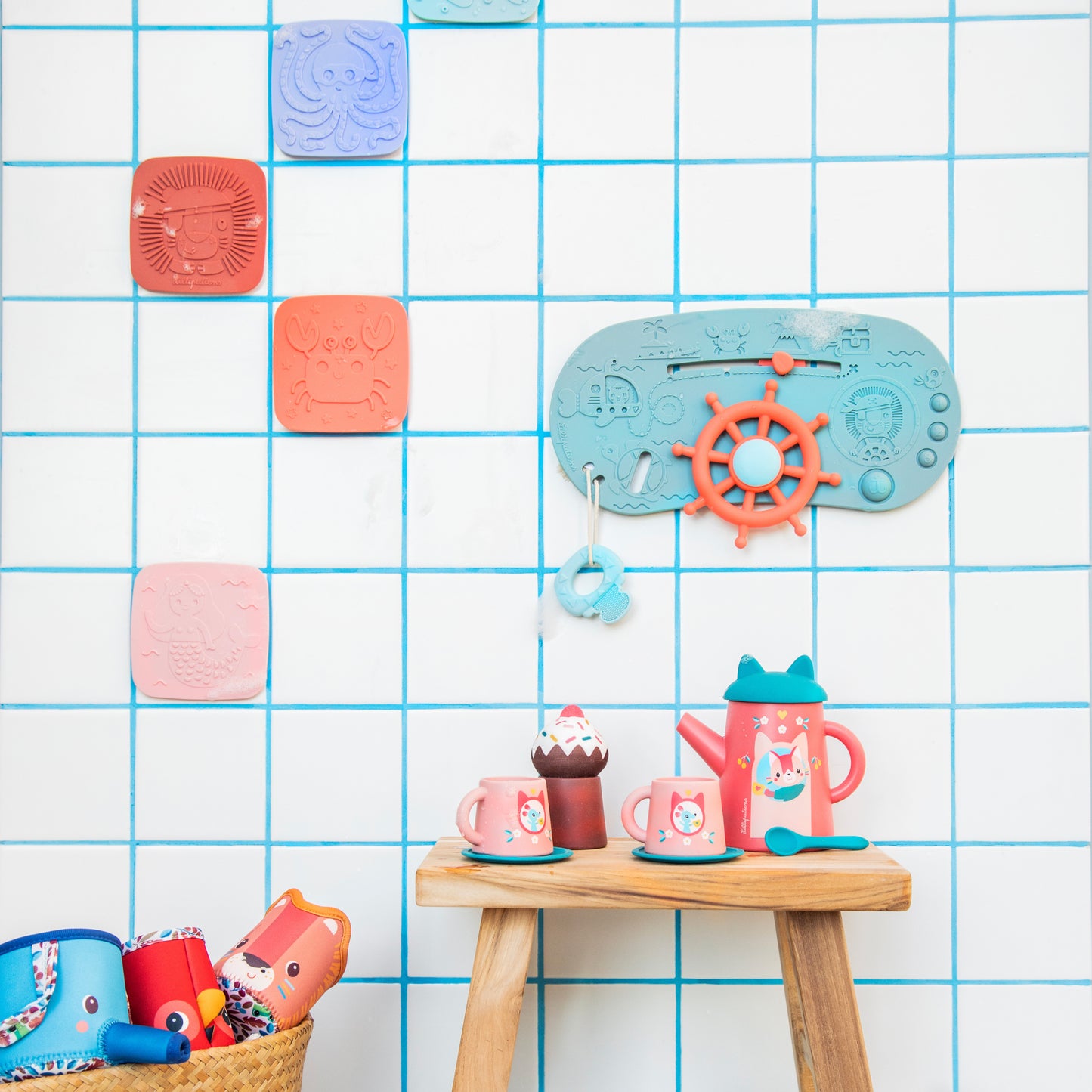 Gobelets de Bain empilables Jack le Lion