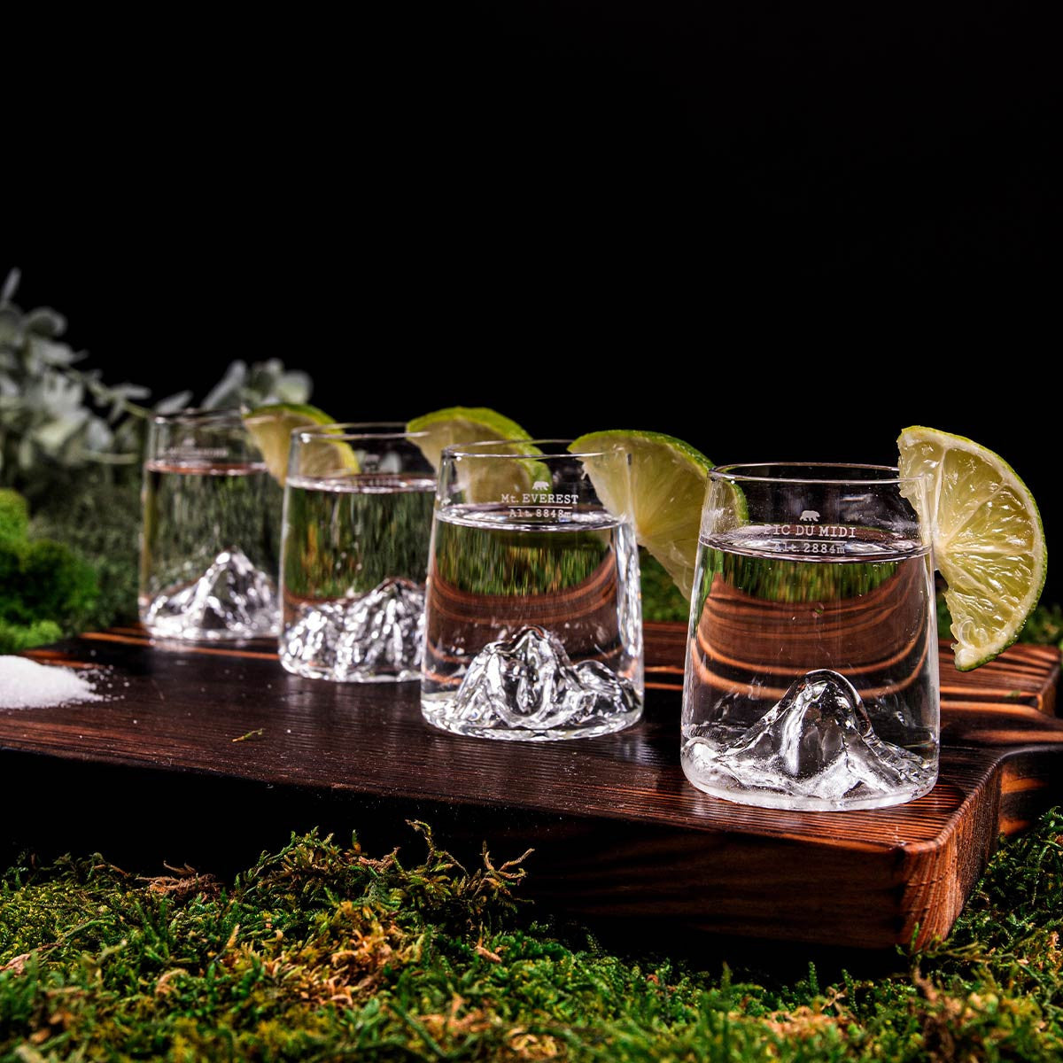 Coffret de 4 shooters TOPOGRAPHIC