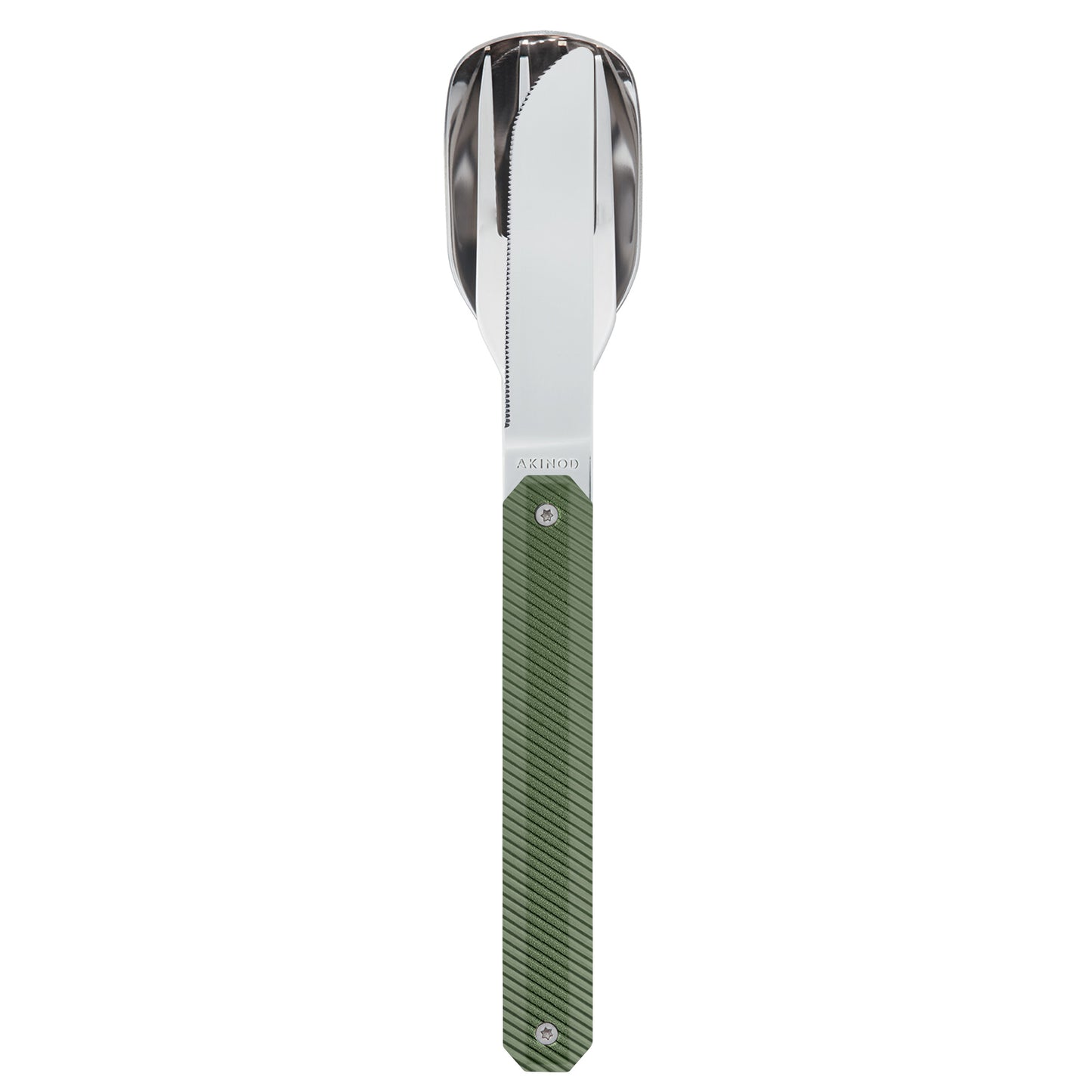 Couverts Droits Aluminium Kaki