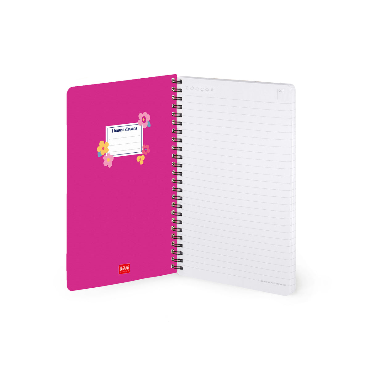 Cahier Ligné Spirale A5 - Flowers