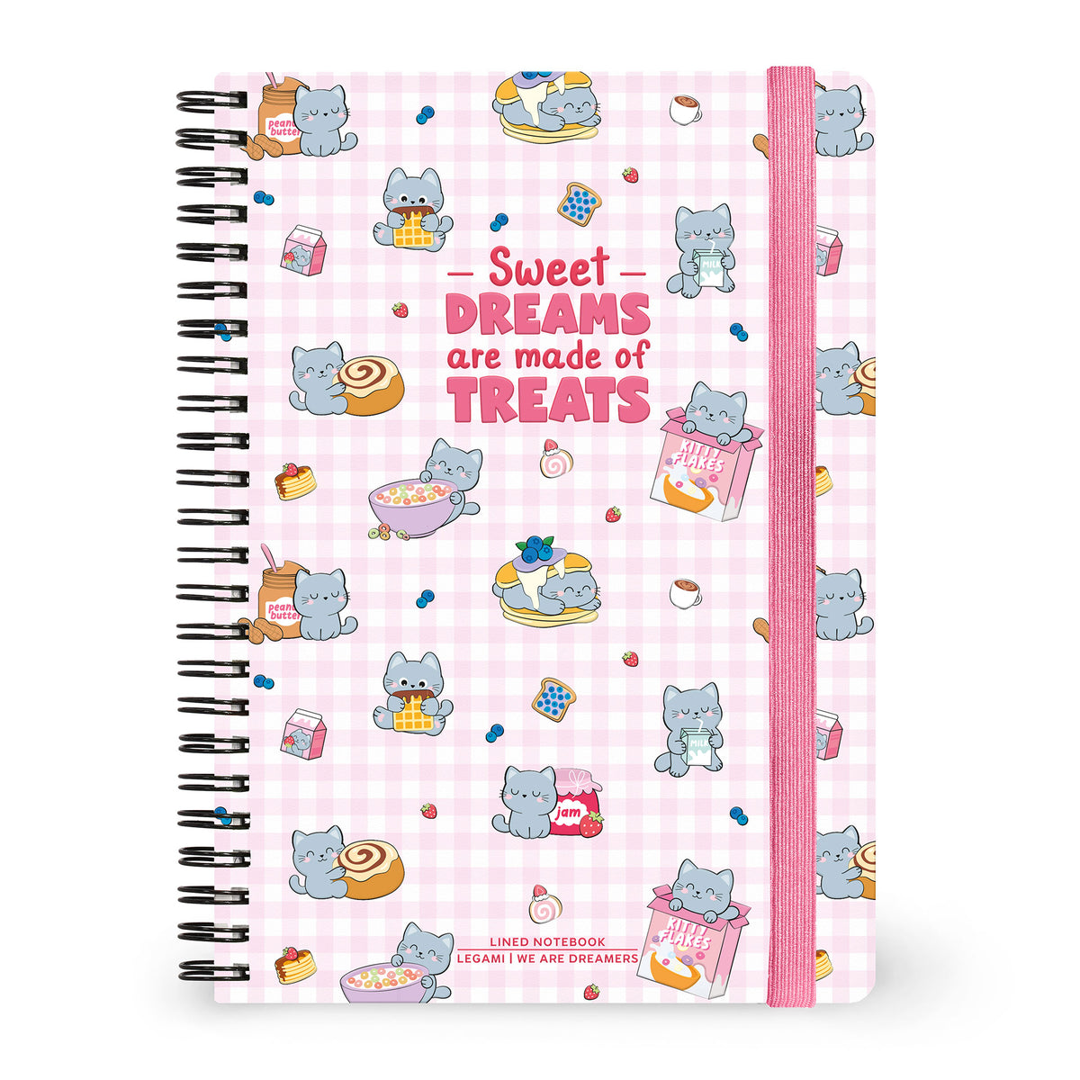 Cahier Ligné Spirale A5  - Kitty