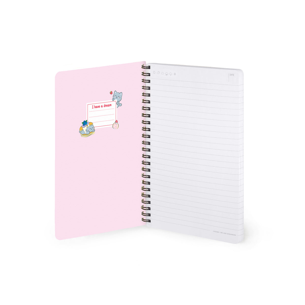 Cahier Ligné Spirale A5  - Kitty