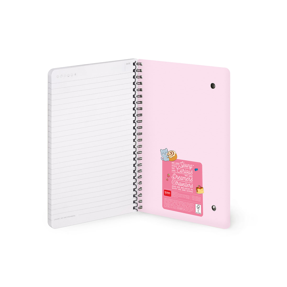 Cahier Ligné Spirale A5  - Kitty