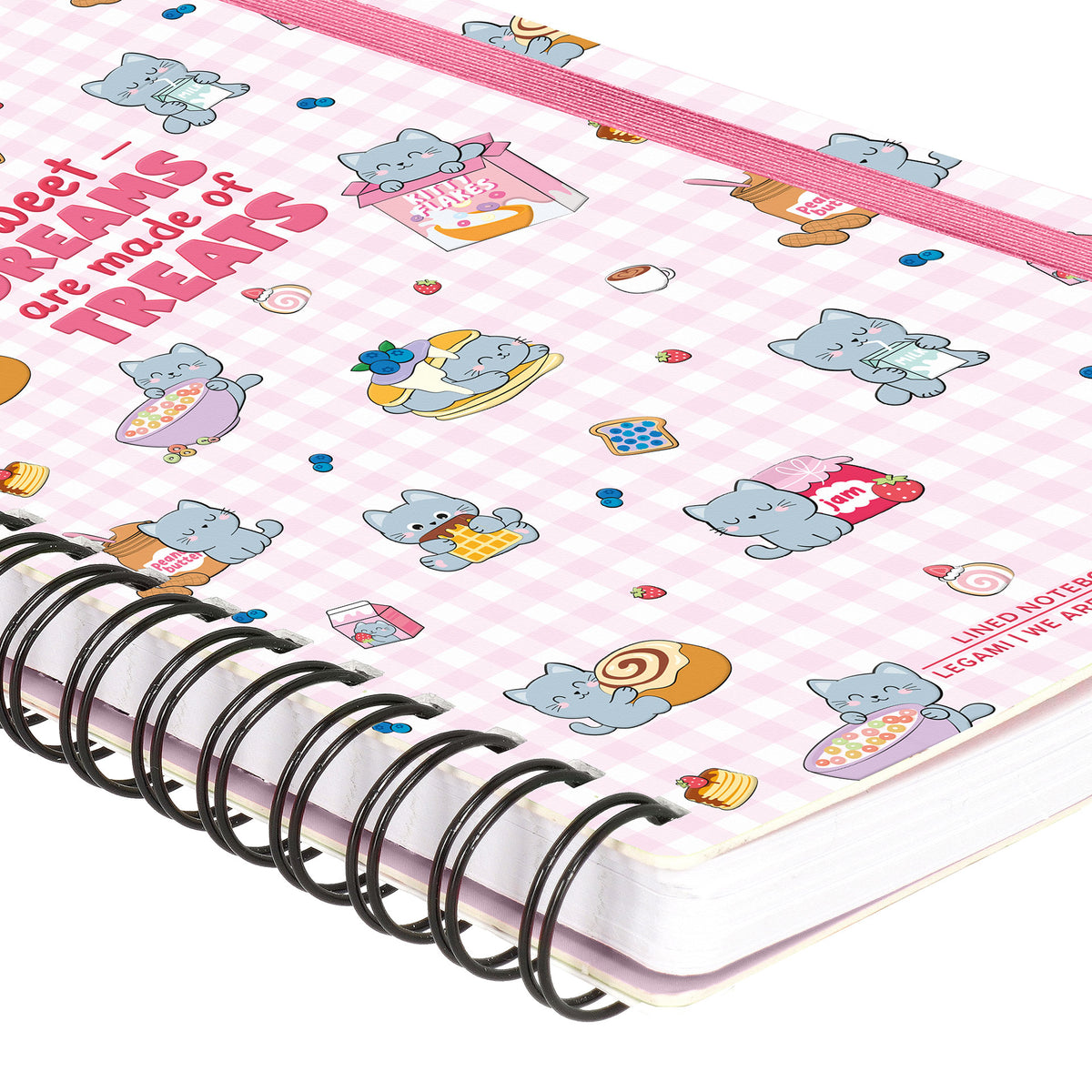 Cahier Ligné Spirale A5  - Kitty