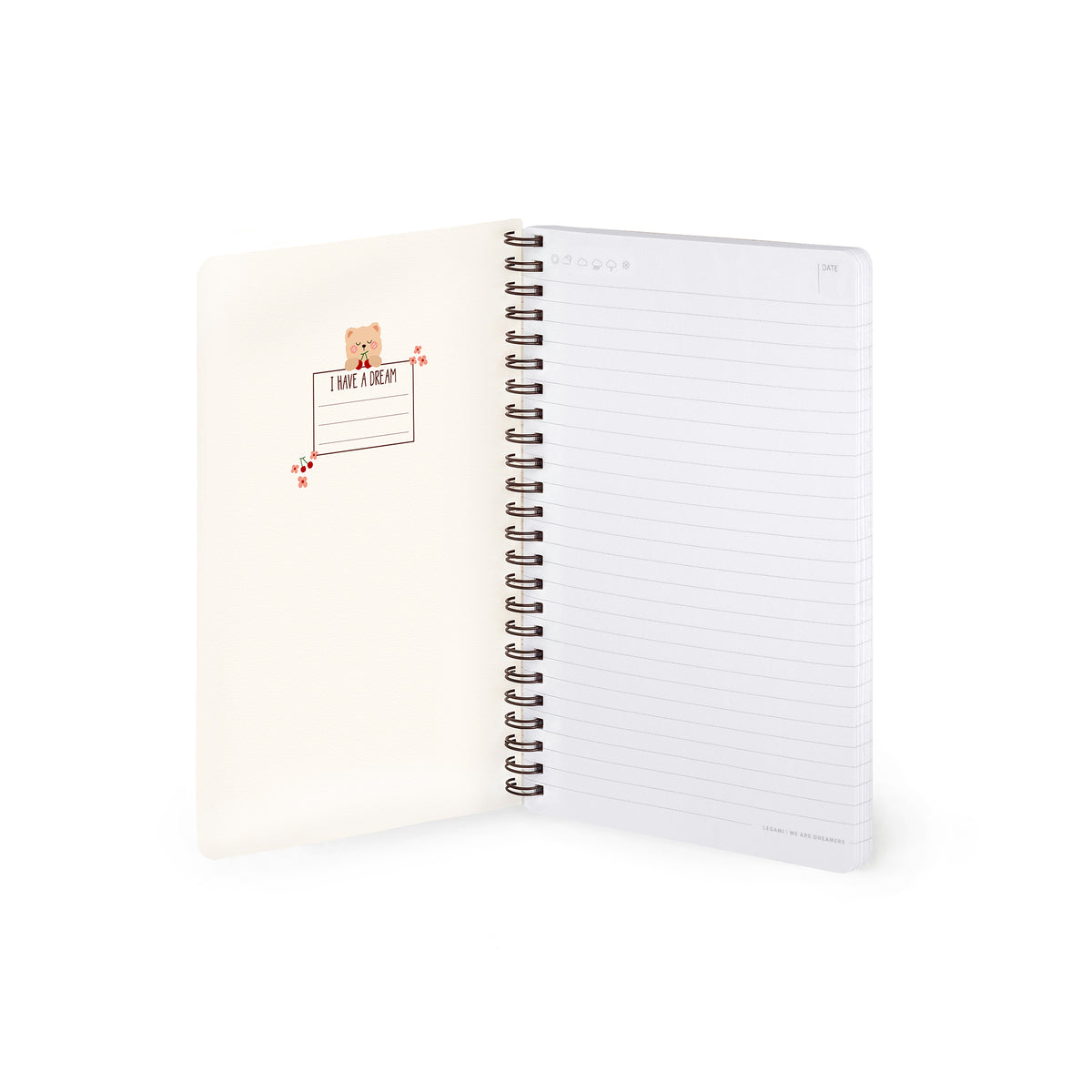 Cahier Ligné A5 Spirale - Teddy Bear